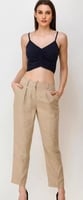 SCORPIUS Shoulder Straps Crop Fitted Top