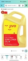 Jivo Cold Pressed Sunflower Oil