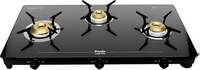 Preethi Luxe Pro 3-Burner Glass Manual Gas Stove