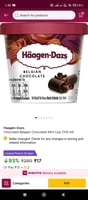 Haagen-Dazs Belgian Chocolate Mini Cup