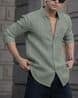 Neonomad Men's Regular Fit Grey Shirt