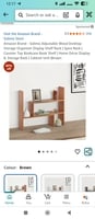 Solimo Adjustable Wood Desktop Organizer