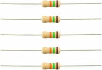 INVENTO 250-Pack 15K Ohm Carbon Film Resistors