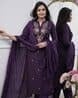 Kiana House of Fashion Women's Embroidered Straight Kurta Set
