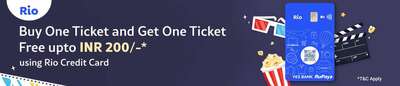 BookMyShow Rio Credit Card Offer