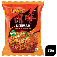 Yippee Spicy Kimchi Veg Korean Noodles