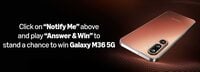 Samsung Galaxy M36 5G Quiz Banner