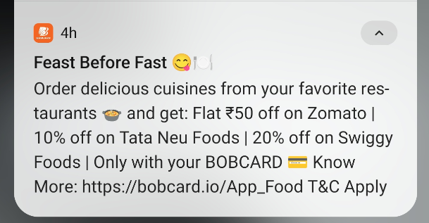 Bank of Baroda Offers