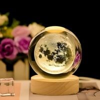 Desidiya Moon Crystal Ball Night Light