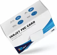 iDJET Plain White PVC ID Cards