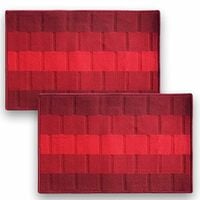 Status Contract Luxury Red Polypropylene Doormats