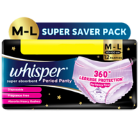 Whisper Bindazzz Nights Period Panty