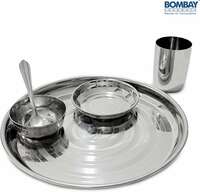 Bombay Kookware 5-Piece Stainless Steel Dinner Set