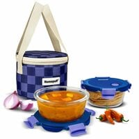 Home Puff Borosilicate Glass Lunch Box