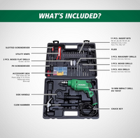 Hikoki 550W 10mm Corded Impact Drill