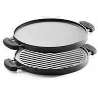 TRAMONTINA TITANEX Reversible Cast Iron Grill Pan Tawa