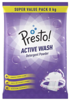 Amazon Presto! Active Wash Detergent Powder 8 Kg