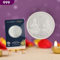 Augmont Lakshmi Ganesh Pure Silver Coin