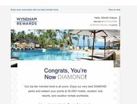 Wyndham Hotels Diamond Status Promotion