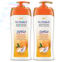 Yuthika Almond Nourish Body Lotion 500ml Pack of 2