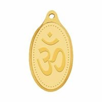 WHP Jewellers 24KT 999 1 Gram OM Yellow Gold Pendant