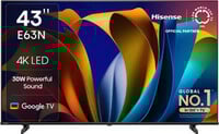 Hisense 43-inch 4K LED Smart Google TV