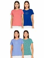 Amazon Brand Symbol Women's T-Shirt Pack of 4
