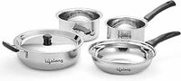 Lifelong 4-Piece Stainless Steel Cookware Set