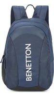 United Colors of Benetton Skylar 18L Laptop Backpack - Navy
