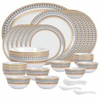 Cello Opalware Divine Series Elinor 33-Unit Dinner Set