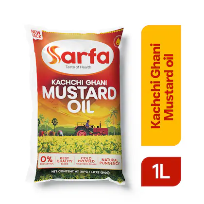 Sarfa Kachi Ghani Mustard Oil