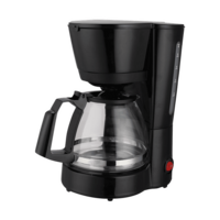 Croma 600W 5-Cup Manual Black Coffee Maker