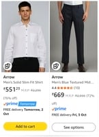 Arrow Men's Clothing Sale