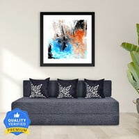 Friends Life 3-Seater Fold-Out Sofa Cum Bed