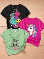 Baby Girls Graphic Print T-Shirt