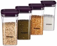 Amazon Brand Solimo Plastic Storage Jar Set