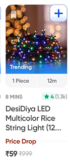 DesiDiya LED String Lights