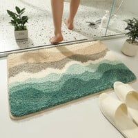 Roseate Microfiber Bathroom Mat
