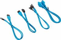 CORSAIR Premium Sleeved I/O Cable Extension KIT Blue
