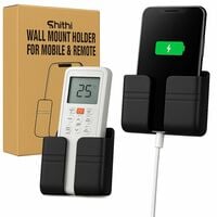 SHITHI Wall Mount Phone & Remote Holder