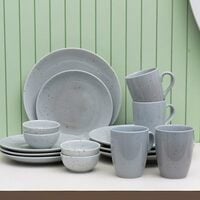 JCPL Fine Porcelain Grains Grey Dinner Set