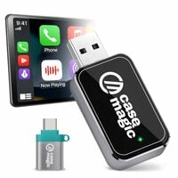 Case-Magic 2-in-1 Wireless Car Receiver for Apple CarPlay and Android Auto