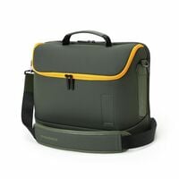 MOKOBARA The Transit Briefcase Vegan Leather & Nylon 15L Laptop Messenger Bag