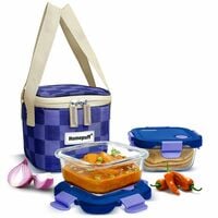 Home Puff Borosilicate Glass Lunch Box Set