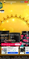 Flipkart Live+ Creatine Whey Protein Supplements