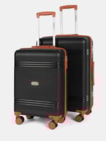 Priority Unisex Set of 2 Hard-Sided Trolley Bags