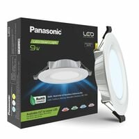 Panasonic 9W Round Slim LED Concealed Downlight