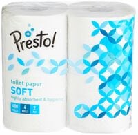 Presto! 2 Ply Toilet Tissue Paper