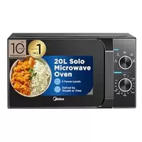 Midea 20L Solo Microwave Oven Black