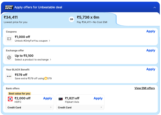 Voltas 1.5 Ton 5 Star Inverter AC